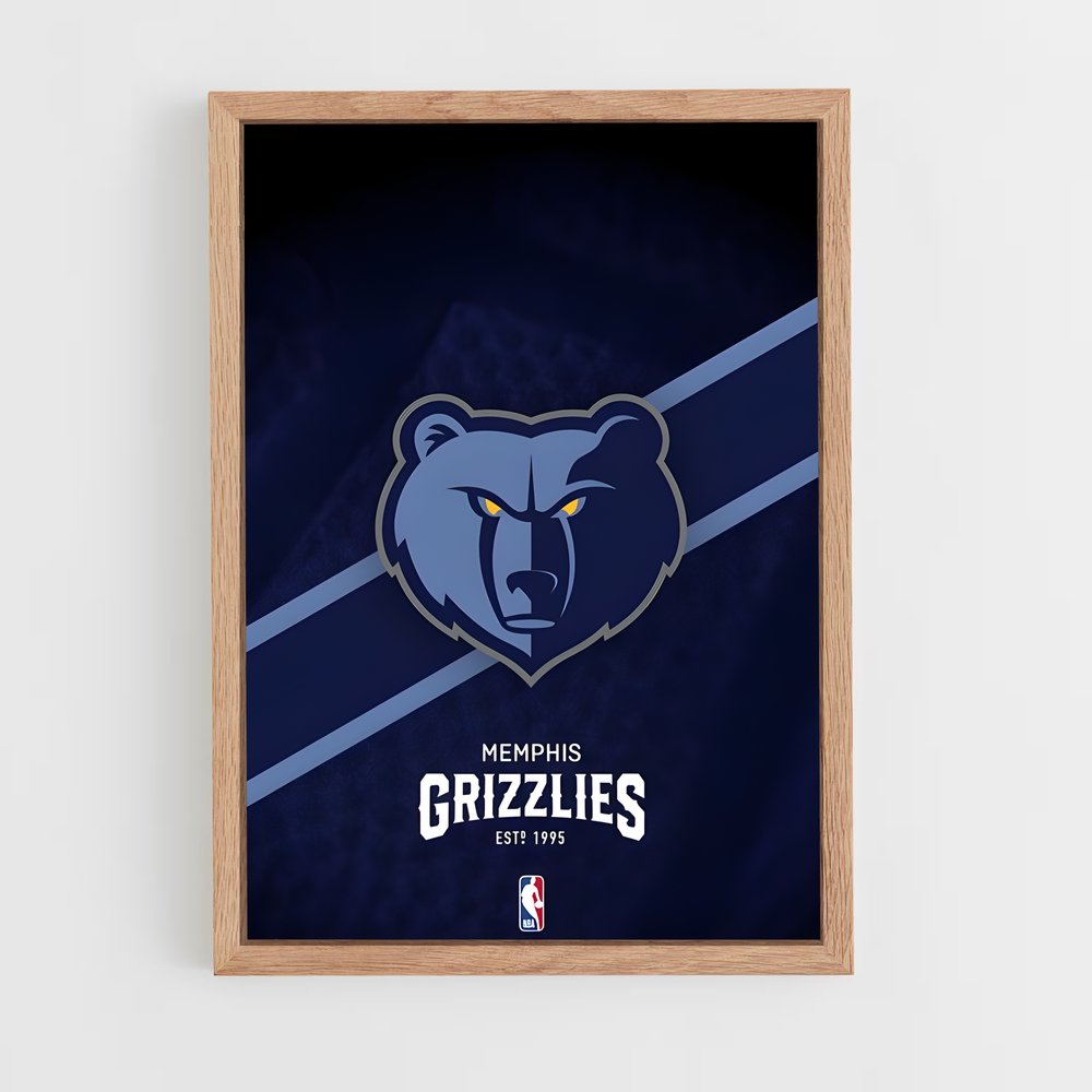 Poster Memphis grizzlies inspirés – affiche Basketball (vue 4)